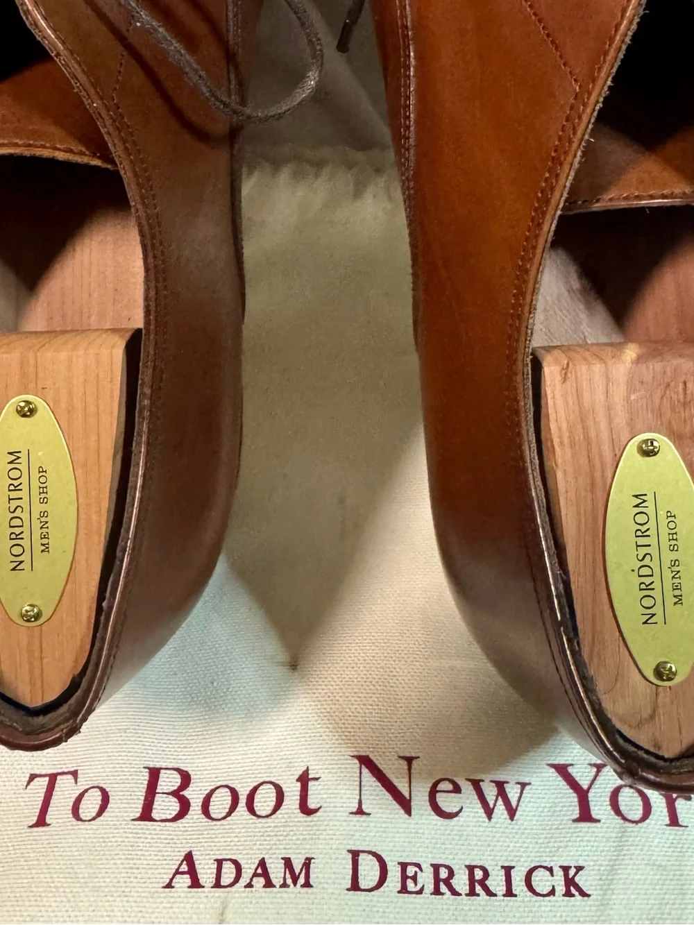 To Boot New York Brown Leather Plain-Toe Derby